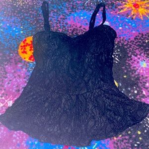 🖤Black Lace Top🖤
